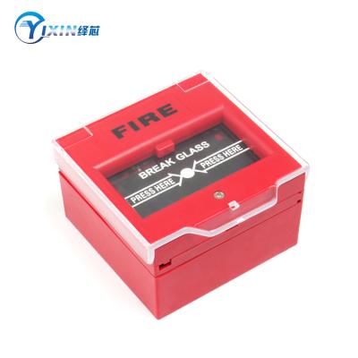 China Manual fire alarm cut-off glass fire alarm call point YX-BP560 for sale