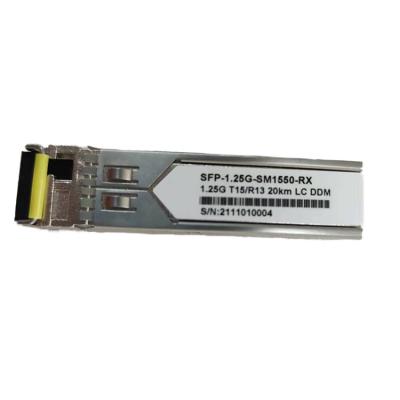 China Hot Selling Compatible FTTX Dual 1.25G Fiber LC SFP Transceiver Manufacturer MM850 550M Dual 1.25G Optical Fiber Module for sale