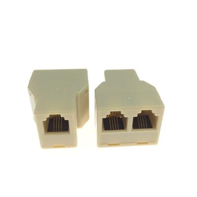 China Patch Cable Connector New Fashion RJ11 RJ12 RJ45 Telephone Adapter , Modular Connector and Plug (4P4C; 6P4C, 8P8C) for sale