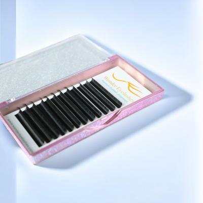 China Natural Long 0.05mm  C CC D DD J B L can customize your own logo Volume Eyelash extension for sale