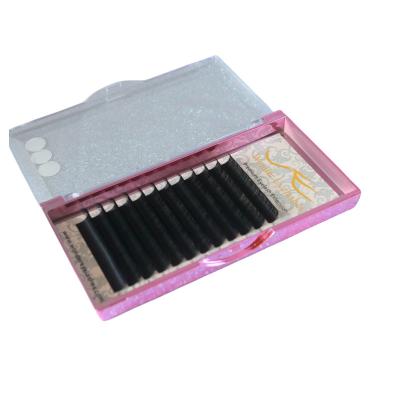 China Natural Long Wholesale  Individual  Private Label  Flat lashes Eyelash Extensions OEM for sale