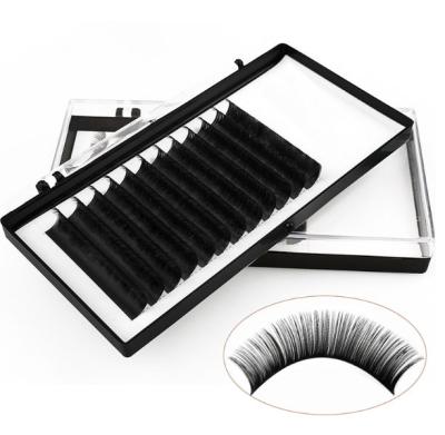 China Natural Long Flat lashes Professional Natural Soft Matte   Individual Eyelashes Tray J B C CC D DD  Curl Eyelashes Volume Extensions Lash for sale