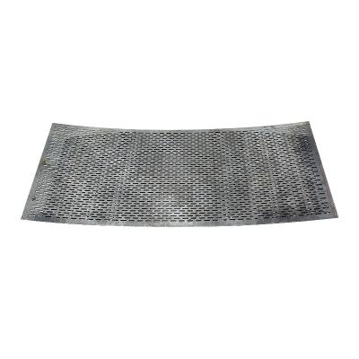 China energy & Industrial Manganese Steel Screen Plate Mining Machinery Parts Mining Punch Metal Plate Increased Mesh Washing Wheel Screen for sale