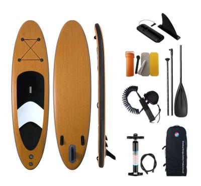 China Stitch + Sip High Quality PVC Wooden Board Board Sip Inflatable Sip Fishing Board for sale