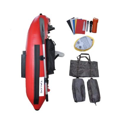 China Water Sports Area New design small one person fishing Inflatable board PVC float tube belly boat for sale