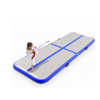 China PVC Inflatable Tender Yoga Mat Gymnastics Fitness Air Cushion Martial Arts Cushion for sale