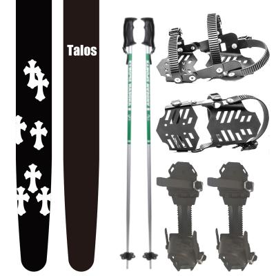 China Poplar Wood + Fiberglass + ABS Talos Snowboard Felt Custom Snowboard Alpine Skis Ride Single Ski Single Stage Ski for sale