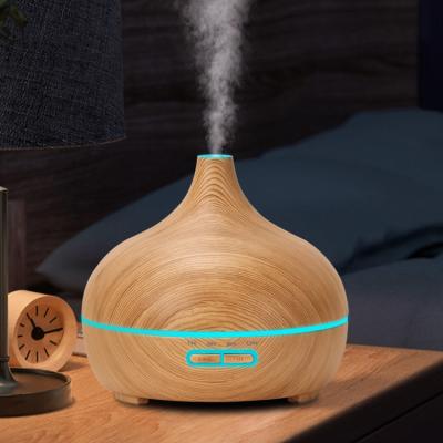 China Hotel Lights Auto Led Home Wooden Grain Humidifier Large Portable Large Charging Room for sale