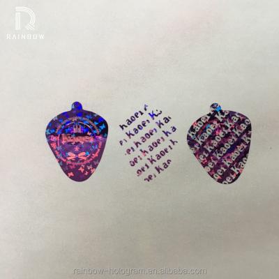 China Anti-fake 3D Anti-counterfeiting Custom Security Void Hologram Sticker for sale