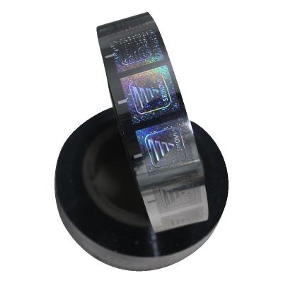 China Custom Anti-Counterfeit Security Holographic Laser Hot Stamping Foil for sale