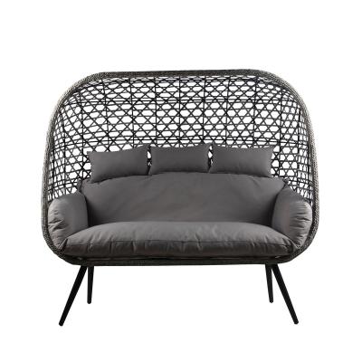 China Modern Custom Design Balcony Egg Rattan Wicker Patio Garden chair Relax Chair livingroom Chair  yard chair PE Fuiniture villa fuiniture for sale