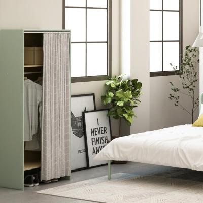 China (Other) Adjustable Modern Japanese Style Bedroom MFC Steel Wooden Wardrobe Wardrobe for sale