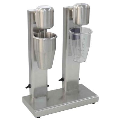 China Commercial Electric Mixer Stainless Steel Household Design Double Main Mixer Shaker Milk Tilt Head Milk Machine for sale