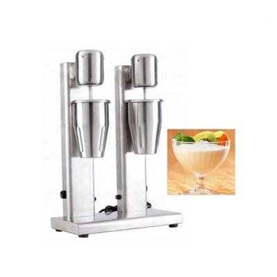 China Economical Double Motor 2 Head Stainless Steel Electric Milk Shaker Machine for Making Smoothies Drink or Milkshake for sale