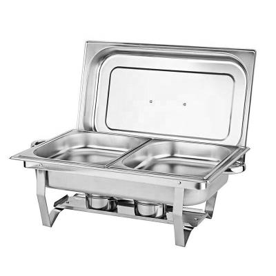 China Food Industry Over All Size Round Oval Rectangle Food Service Equipment Economic Chafing Dish Set For Hotel And Restaurant Catering for sale