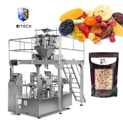 China KL-210 Premade Chemical Automatic High Speed ​​Zip Lock Bag Rotary Dried Fruit Seal Packing Filling Machine for sale