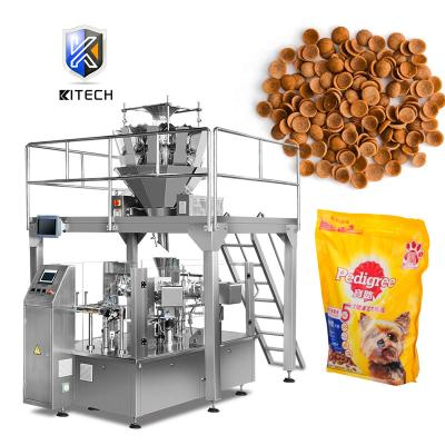 China KL-210 Precision Chemical Automatic Vertical Electronic Weighing Scale Stand Up Pouch Pet Food Packaging Machine for sale