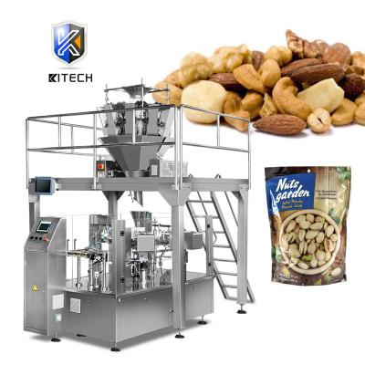 China KL-210 Premade Chemical Full Automatic Zipper Bag Pouch Granule Nut Peanut Peanut Nuts Packing Machine for sale