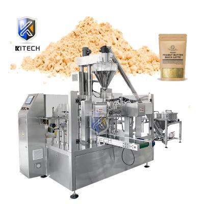 China Multifunctional food pouch doypack peanut butter powder zipper bag packing machine for sale