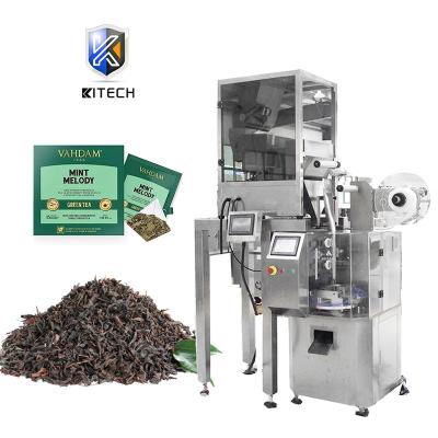 China KL-100 chemical automatic triangle filter tea bag packing machine with inner and outer bag for flower tea for sale