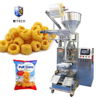 China Chemical Automatic Cheetos Nik Naks Puffed Food Packing Machine for sale