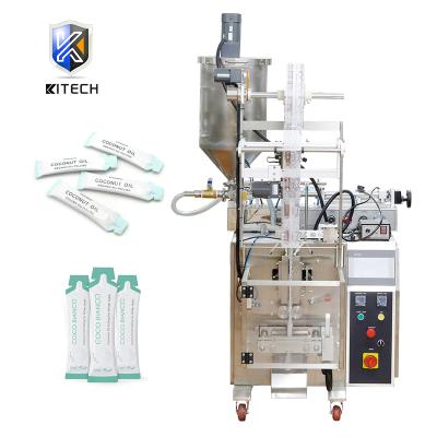 China Automatic Food Vertical Low Cost Sachet Stick Filling Liquid Packaging Machine For Coconut Oil for sale