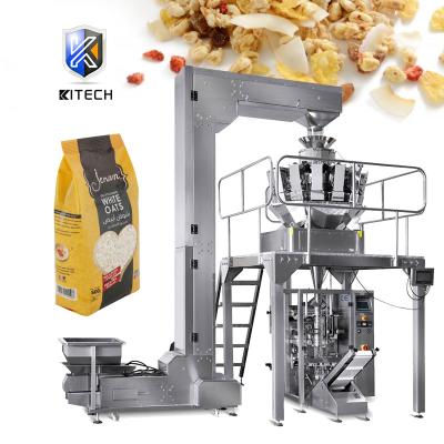 China KL-420CD Chemical Automatic Multi Head Weigher Date Printer Grain Cereal Oat Seed Packing Machine for sale