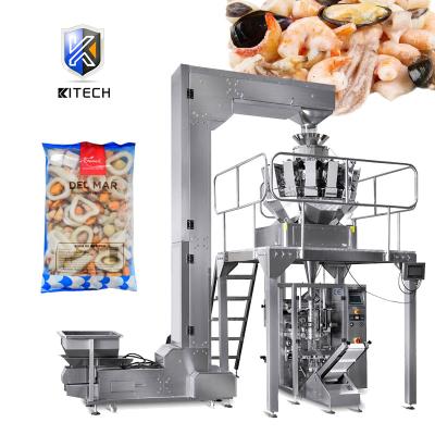 China KL-420CD 10 Head Chemical High Speed ​​Weigher Seafood Meat Balls Frozen Food Packing Machine for sale