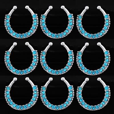 China Cute Package New Design Indian Opal Nose Piercings Circle Cuff Body Jewelry Sterling Silver 2021 Not for sale