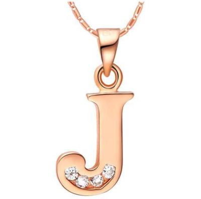 China The Other Jewelry 18 K Gold Color Gift Letter A Because c d g E-F h i j k l n m o p q r s t u v W z x/y necklace for sale