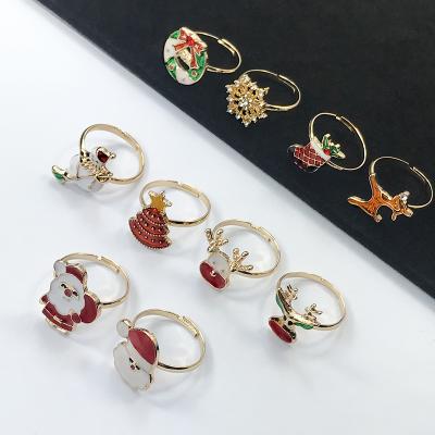 China Customization ornaments sell cheap 2021 best-selling Christmas Ring Christmas Ornament Ring Custom wholesale cheap rings for sale