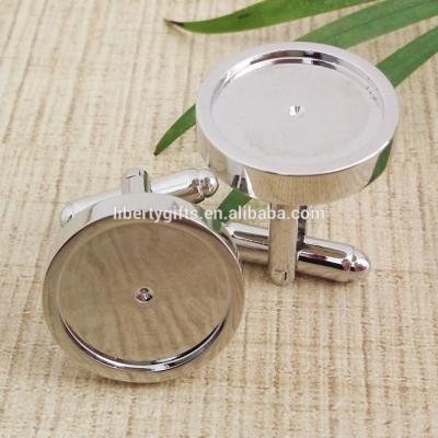 China ALLOY Religious Man Accessary Custom White Silver Cufflink for sale