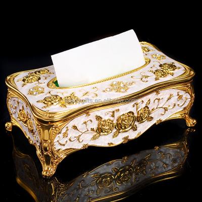 China Art Decor Home Decoration Weight Tissue Box for sale