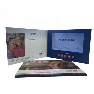 China Europe 10.1 inch video display with hardcover and softcover options for sale