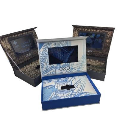 China Europe Newest Design 7 Inch Video Display Boxes Ad Packaging / Video Video for sale