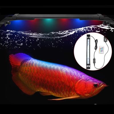 China Wholesale Aquarium Accessories Display Metal Light Aquarium Colored Bracket Led Light Light for sale