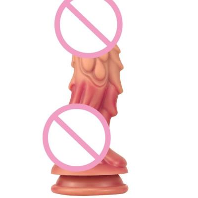 China Hot Selling Silicone + ABS Dragon Huge Realistic Anal Plug Dildos Massage Dildos For Women for sale