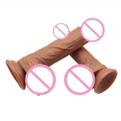 China Silicone+ABS Most Popular Women Sex Giant Big Realistic Dildo With Strong Suction Cup for sale