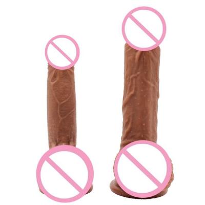 China Silicone+Realistic Mushroom Head Long ABS Sex Toys Huge Giant Penis Horse Penis Dildo For Women for sale