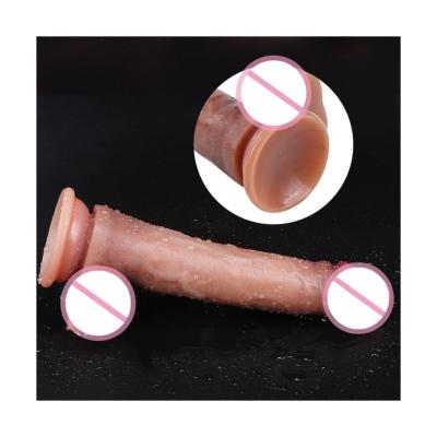 China New Sexy ABS Muscle Man Realistic Life Size Silicone+Silicone Dildo For Woman for sale