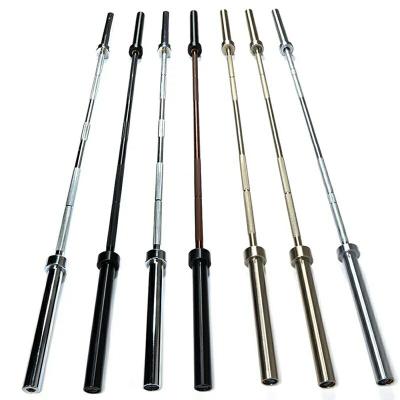 China Strength Training Chrome Crossfit OB Barbell Weightlifting Hard Barbell for sale