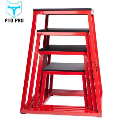 China Portable Power Training Jump Four Level Stool For Gym for sale