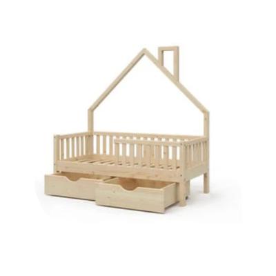 China Modern Child Bed Wooden Children's Room Bed With Drawers for sale