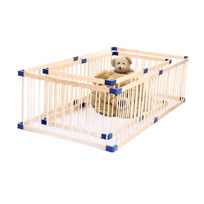 China Easy Assembly Wooden Playpen For Baby Playpen Baby Playpen Wooden Traditional Solid Gate Fence for sale