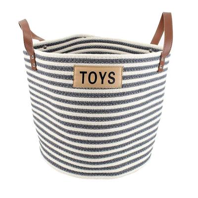 China Country Wholesale Handmade cotton rope storage containers Home storage & organization for toys for sale