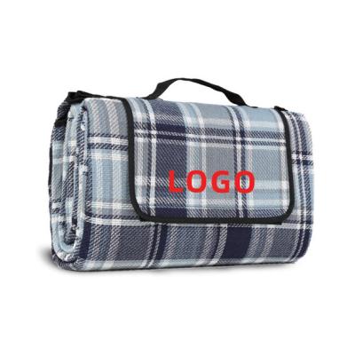 China Outdoor Camping Increasing Good Moving Quality And Price Of Designs Mat Tote Spring Summer Striped Picnic Water Resistant Convenient Blanket For Beach Camping for sale