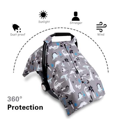 China Factory Customized Flame Retardant Car Seat Canopy for Baby Mom Nursing Nursing Covers Warm Carseat Canopy for Newborn Car Seat Covers for sale