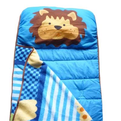 China PORTABLE 3 in 1 Portable and Fordable Toddler Nap Mat with Pillow and Blanket for sale