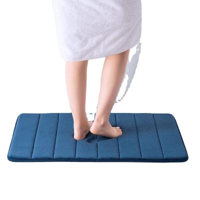 China Factory Wholesale Luxury Non Slip Bathroom Covers Bath Room Floor Mat Mat Memory Foam Absorbent Ultra Soft Cover for sale