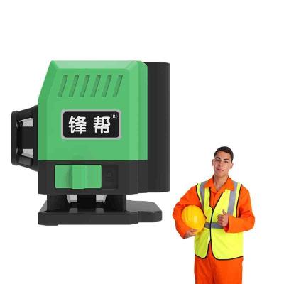 China Indoor Outdoor Self Leveling Mini 8000mAh Lithium Battery Green Laser Level 3D 12 Line Beam en venta